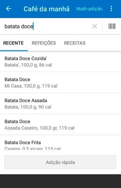 Escrevendo batata doce