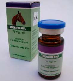 Frasco de esteroide anabolizante, utilizado em cavalos, contudo utilizado por humanos.