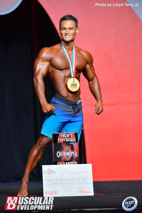 Jeremy Buendia, campeão na categoria Men's physique no ano de 2017