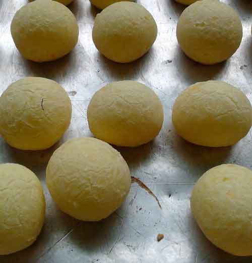 Pão de Queijo Fitness com Batata doce na massa