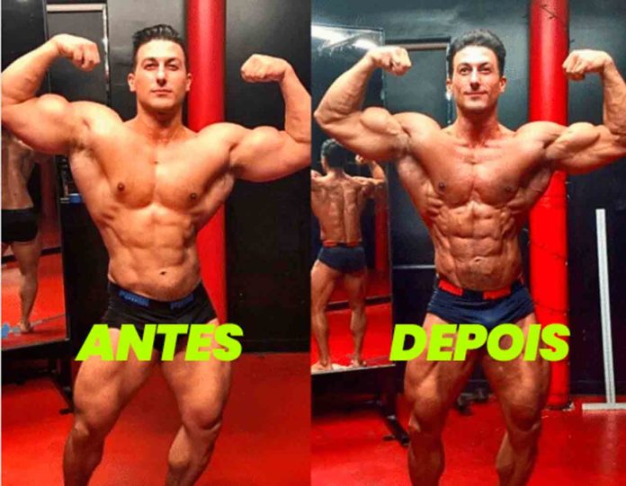 Sadik-Hadzovic-bulking-e-cutting Resultado na composição corporal do Sadik Hadzovic