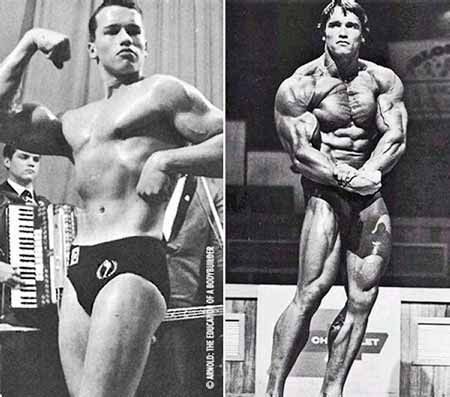 Antes e depois Arnold