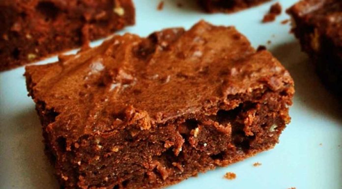 Receita de Brownie Proteico de Chocolate Brownie proteico de chocoalte