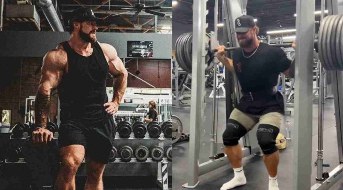 Agachamento livre ou smith: qual é o melhor? Chris-Bumstead-agachamento-smith