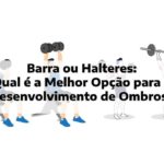 Desenvolvimento de ombros com barra ou halteres? Qual o melhor para você? Desenvolvimento com barra ou com halteres capa