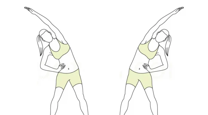 Como fazer o Alongamento de Inclinação Lateral em Pé alongamento de Inclinação Lateral em Pé capa do post