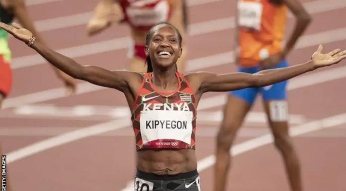 Fé, força e história: a busca de Faith Kipyegon pelo sub‑4 na milha Faith-Kipyegon.